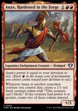 Anax, Hardened in the Forge - Commander Masters (Uncommon) [CMM-204] Main image