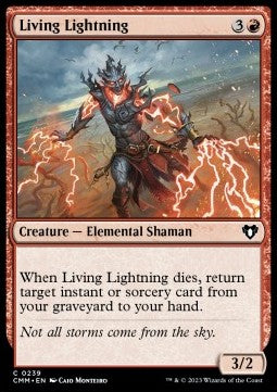 Living Lightning - Commander Masters (Common) [CMM-239] Hover Image
