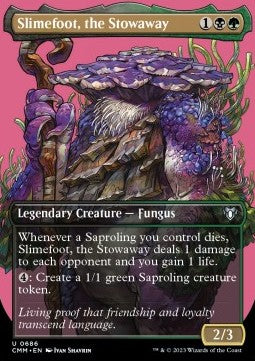 Slimefoot, the Stowaway (V.1) - Commander Masters: Extras (Uncommon) [XCMM-686]