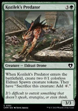 Kozilek's Predator - Commander Masters (Common) [CMM-301] Hover Image