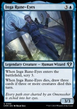 Inga Rune-Eyes - Commander Masters (Uncommon) [CMM-100] Hauptbild