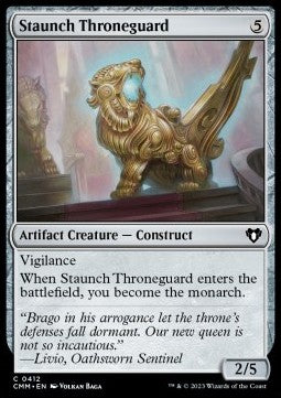 Staunch Throneguard - Commander Masters (Common) [CMM-412] Hover Image