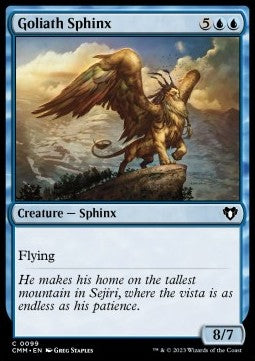 Goliath Sphinx - Commander Masters (Common) [CMM-99] Hauptbild