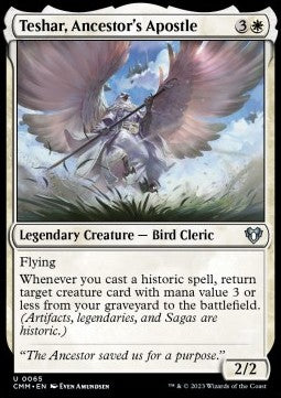 Teshar, Ancestor's Apostle - Commander Masters (Uncommon) [CMM-65] Hover Image