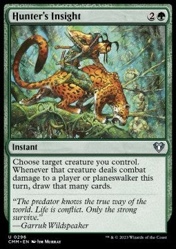 Hunter's Insight - Commander Masters (Uncommon) [CMM-296] Hover Image