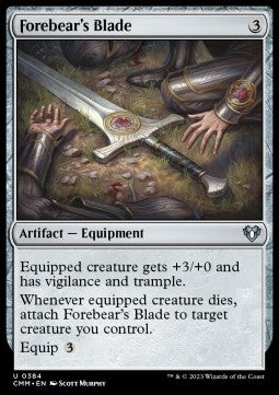 Forebear's Blade - Commander Masters (Uncommon) [CMM-384] Imagen principal del producto