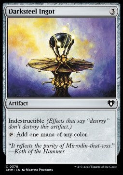Darksteel Ingot - Commander Masters (Common) [CMM-378] Hover Image