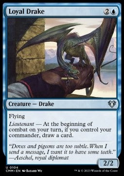 Loyal Drake - Commander Masters (Uncommon) [CMM-104] Hauptbild