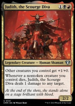 Judith, the Scourge Diva - Commander Masters (Uncommon) [CMM-341] Hoofdafbeelding