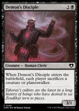 Demon's Disciple - Commander Masters (Common) [CMM-149] Hauptbild
