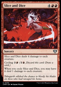 Slice and Dice - Commander Masters (Uncommon) [CMM-255]