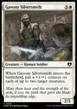 Gavony Silversmith - Commander Masters (Common) [CMM-25] Hauptbild