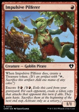 Impulsive Pilferer - Commander Masters (Common) [CMM-234] Hover Image