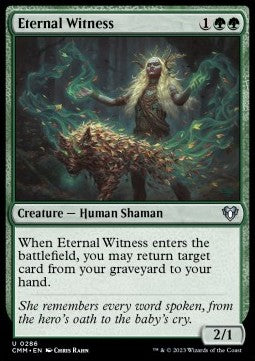 Eternal Witness - Commander Masters (Uncommon) [CMM-286] Hoofdafbeelding
