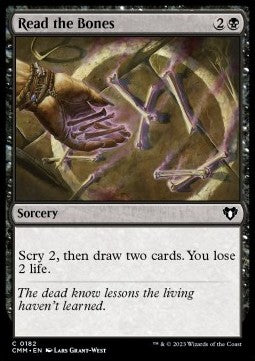 Read the Bones - Commander Masters (Common) [CMM-182] Hover Image