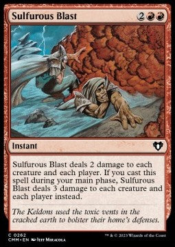 Sulfurous Blast - Commander Masters (Common) [CMM-262] Hover Image