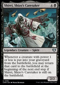 Shirei, Shizo's Caretaker - Commander Masters (Uncommon) [CMM-186] Imagen principal del producto