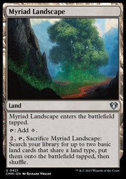 Myriad Landscape - Commander Masters (Uncommon) [CMM-421] Hover Image