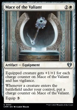 Mace of the Valiant - Commander Masters (Uncommon) [CMM-41] Hover Image