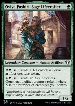 Oviya Pashiri, Sage Lifecrafter - Commander Masters (Uncommon) [CMM-311] Image principale du produit