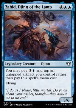 Zahid, Djinn of the Lamp - Commander Masters (Uncommon) [CMM-136] Hauptbild