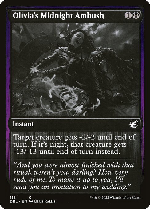 Olivia's Midnight Ambush – Innistrad: Double Feature (DBL-118) Magic: The Gathering card