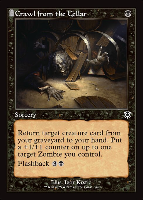 Crawl from the Cellar – Innistrad Remastered (INR-376) Magic: The Gathering card | LC-REM-20260804-15339987272012-723d39c7-a296-4c85-94b3-1f0b3aa20bf5 Imagen principal del producto