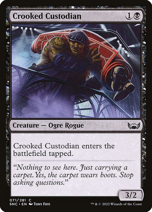 Crooked Custodian – Streets of New Capenna (SNC-71) Magic: The Gathering card