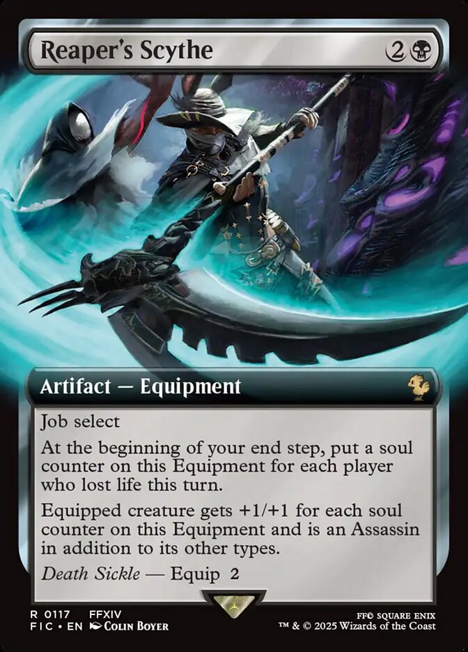 Magic-kaart Reaper's Scythe FIC-117 uit Final Fantasy Commander (Rare) Imagen principal del producto