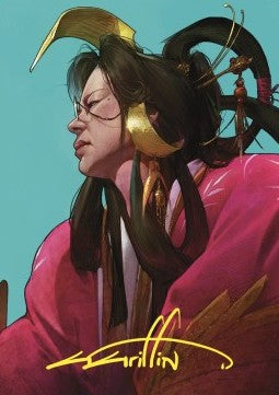 Art Series: Azami, Lady of Scrolls (V.2) - Commander Masters: Extras (Tip Card) [XCMM-A52] Hoofdafbeelding