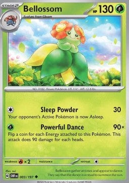 Bellossom - Obsidian Flames (Uncommon) [OBF-003] Main image