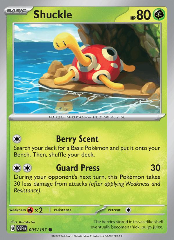 Shuckle - Obsidian Flames (Common) [OBF-005] Immagine principale del prodotto