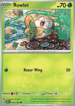 Rowlet - Obsidian Flames (Common) [OBF-013] Hauptbild