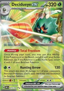 Decidueye ex - Obsidian Flames (Double Rare) [OBF-015] Hover Image