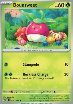 Bounsweet - Obsidian Flames (Common) [OBF-016] Hover Image