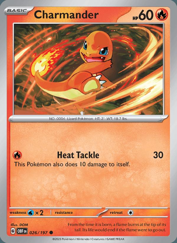 Charmander - Obsidian Flames (Common) [OBF-026] Image principale du produit