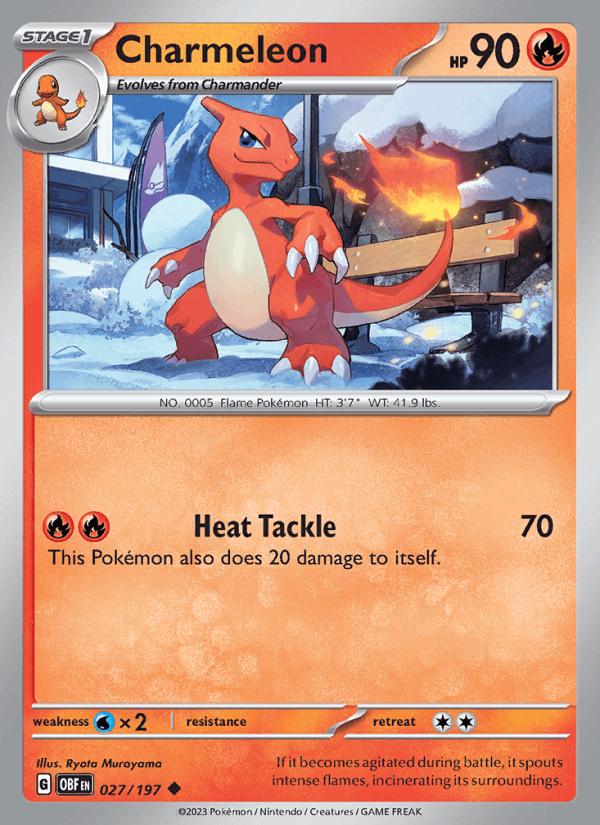 Charmeleon - Obsidian Flames (Uncommon) [OBF-027] Image principale du produit
