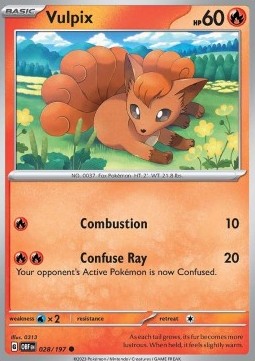 Vulpix - Obsidian Flames (Common) [OBF-028] Image principale du produit