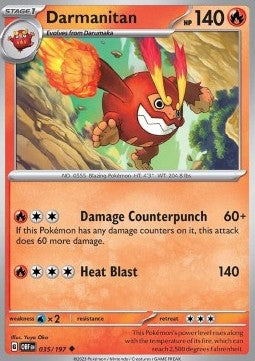 Darmanitan - Obsidian Flames (Uncommon) [OBF-035] Hover Image