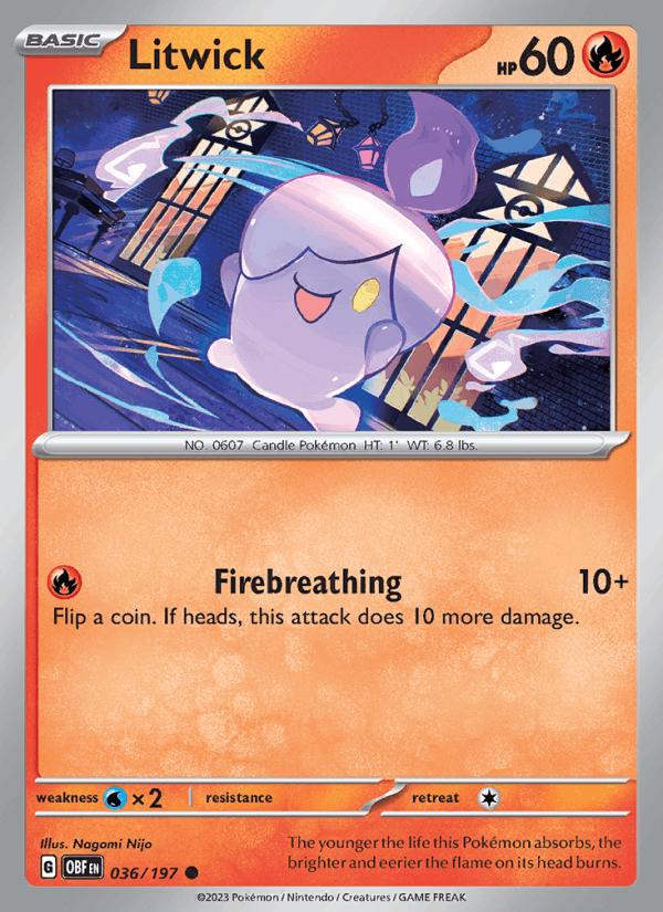 Litwick - Obsidian Flames (Common) [OBF-036] Main image