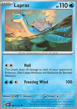 Lapras - Obsidian Flames (Uncommon) [OBF-045] Hover Image