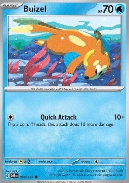 Buizel - Obsidian Flames (Common) [OBF-048] Image principale du produit