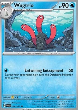 Wugtrio - Obsidian Flames (Uncommon) [OBF-059] Hover Image