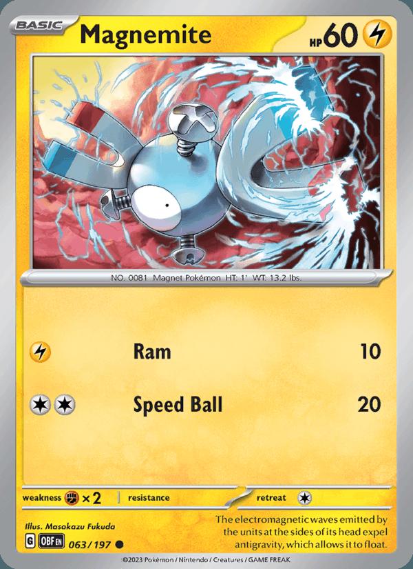 Magnemite - Obsidian Flames (Common) [OBF-063] Main image