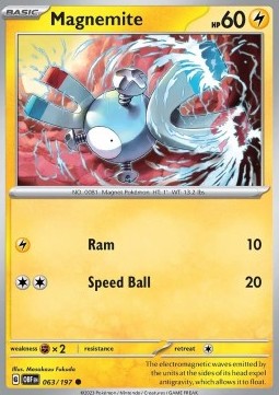 Magnemite - Obsidian Flames (Common) [OBF-063] Hover Image