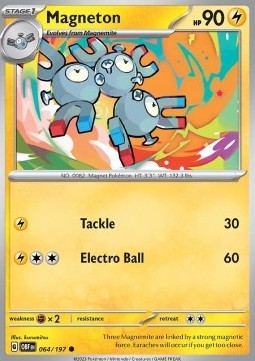 Magneton - Obsidian Flames (Common) [OBF-064] Main image