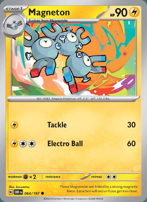 Magneton - Obsidian Flames (Common) [OBF-064] Hoofdafbeelding