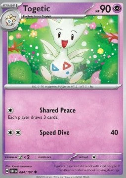 Togetic - Obsidian Flames (Uncommon) [OBF-084] Imagen principal del producto