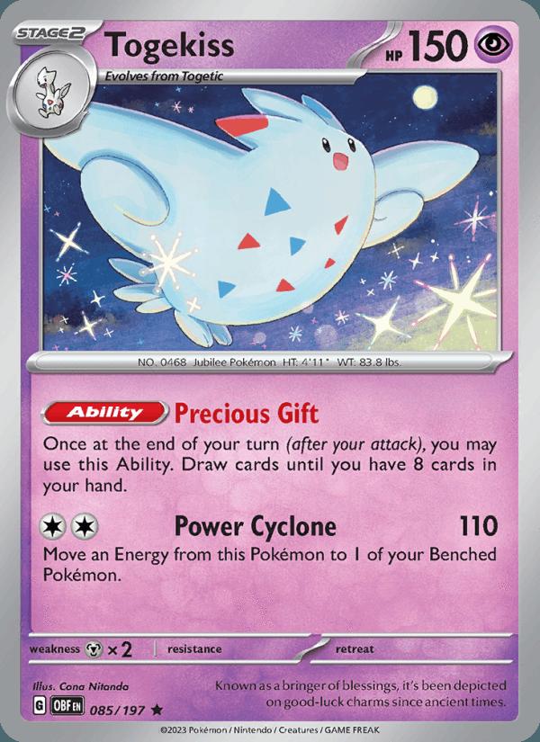 Togekiss - Obsidian Flames (Rare) [OBF-085] Immagine principale del prodotto