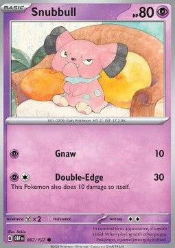 Snubbull - Obsidian Flames (Common) [OBF-087] Hover Image